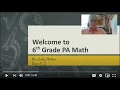 Curriculum Night PA Math