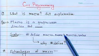 C Macros Learn Coding
