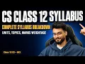 Full Walkthrough Class 12 Computer Science Syllabus 2026-27