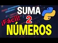 HOW TO ADD TWO NUMBERS in Python PYTHON TUTORIAL Course