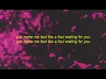 Frankie Cosmos - Fool (tiktok version/sped up) Lyrics | you make me feel like a fool waiting for you