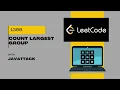 1399 Count Largest Group JAVA Leetcode