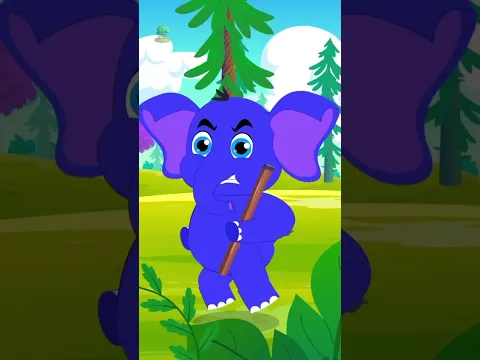 Ek Mota Hathi Shehar Ko Chala, एक मोटा हाथी शहर को चला #shorts #preschool #babysongs #poems #viral