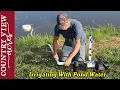 Building a Pond Irrigation Pump to water the garden and lower our water bill