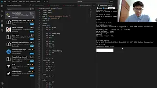 Assembly Programming Tutorial in Visual Studio Code UNAD Practical Task 4
