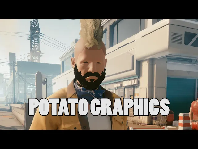 Potato graphics in CyberPunk2077