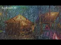 Lagu KAMPEREN in de stromende regen; Bouwen en koken, Bushcraft, in de wildernis