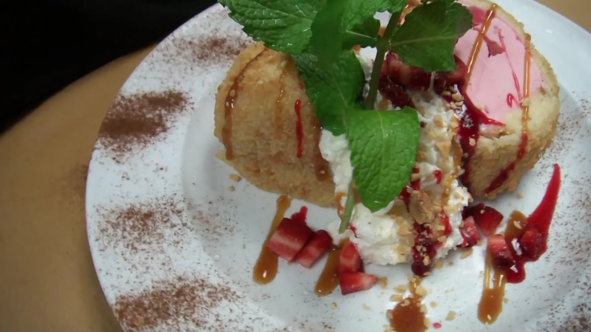 Deep Fried Ice Cream aka Tempura Ice Cream Recipe - How To Make Sushi Series