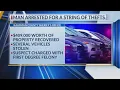 Over 400K in stolen property recovered 1 arrested in Kaufman County