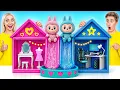 Download Lagu We Build Amazing Doll House for Labubu | Funny Moments by Multi DO Smile