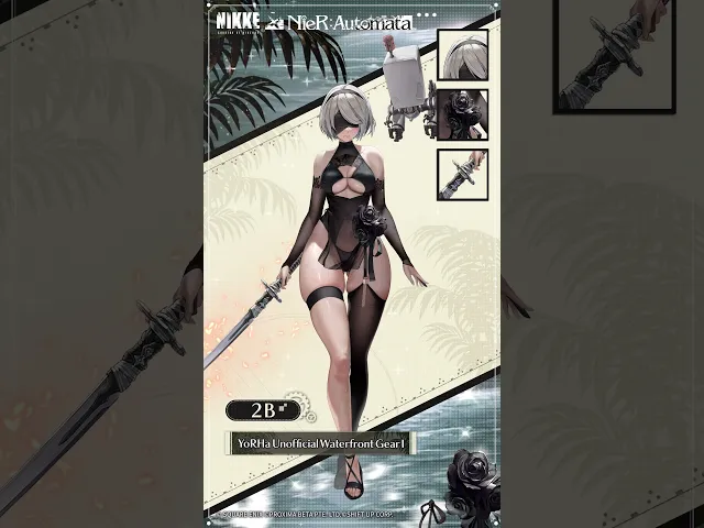 GODDESS OF VICTORY: NIKKE | Costume Introduction - 2B (YoRHa Unofficial Waterfront Gear I)