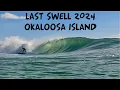 Insane Waves on Last Swell of 2024 Surfing Fort Walton Beach Destin Florida Gulf Coast Drone