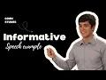 Informative Speech Example