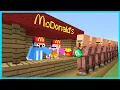 Download Lagu MIPAN \u0026 ZUZUZU BUAT RESTORAN MCDONALD DI MINECRAFT SURVIVAL! UNTUK MENJADI KAYA