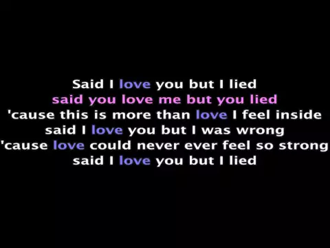 Download MP3 Michael Bolton Ft. Agnes Monica - Said I Love You But I Lied (With Lyrics/HD)