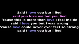 Download Michael Bolton Ft. Agnes Monica - Said I Love You But I Lied (With Lyrics/HD) MP3