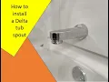 How to Install a Delta tub spout