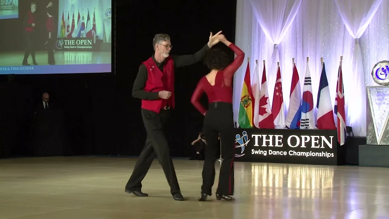 Jim and Tina Slusher - 5th place Masters Routines - The Open 2023