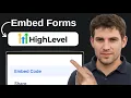 How To Embed Forms With Gohighlevel