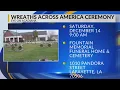 Wreaths Across America Ceremony December 14 at Fountain Memorial