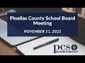 Pinellas County School Board Meeting November 11 2025