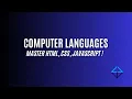 What is computer language its types and intro to HTML CSS JavaScript