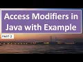 Default Access Modifier in JAVA