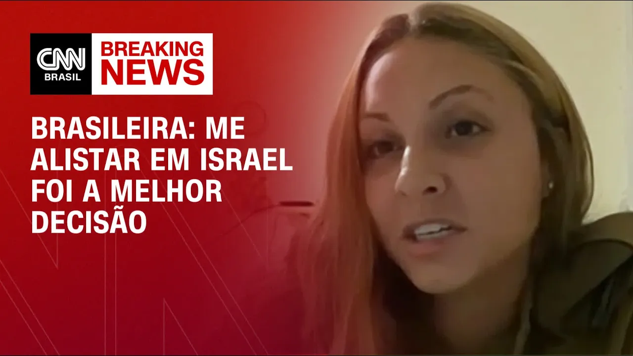 Brasileira: Me alistar em Israel foi a melhor decisão | AGORA CNN