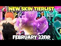 YBA INSANE NEW PKER SKIN TIERLIST FEBRUARY 22ND ALL CHANGE MORE