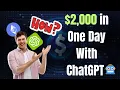 How I Earned 2 000 in a Day Mining Crypto with AI ChatGPT Method