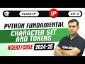 Class 11 IP Informatics Practices Ch 3 Python Fundamentals - Character Set and Tokens Code