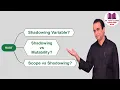 Shadow Variable in Rust Shadowing vs Mutability in Rust Scope vs Shadowing Rust Tutorial - 18