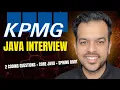 Real KPMG Interview Questions Shared by Subscriber