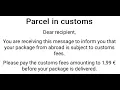 UPS customs fee sms scam