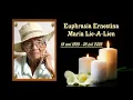 Download Lagu De Crematie van: Mevr. Euphrasia Ernestina Maria Lie-A-Lien