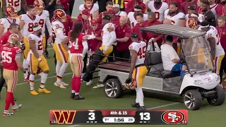 Terry McLaurin Carted Off with Severe Knee Injury - Doctor Explains