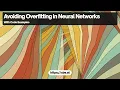 Avoiding Overfitting in Neural Networks Regularization Techniques