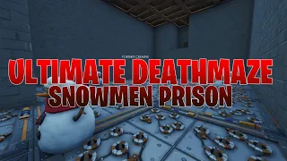Ultimate Deathmaze - Snowmen Prison Fortnite Creative Map Code