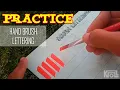 How I Practice in Hand Brush