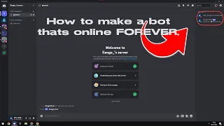 How to make a discord bot thats online FOREVER