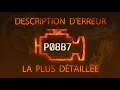 P0887 Description d erreur la plus detaillee