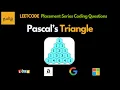 Idhuku DP ah - Pascal s Triangle