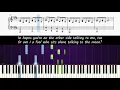 How to play Talking To The Moon by Bruno Mars - ACCURATE Piano Part Tutorial