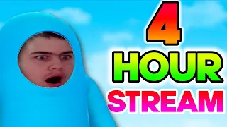 ???? 4 HOUR STREAM! FALL GUYS CUSTOM GAMES LIVE WITH VIEWERS! (GIVEAWAY AT 3K SUBS)