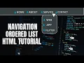 Ordered List in HTML HTML Tutorial - Ordered List Unordered List and Description List in Html