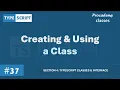 Creating Using a Class TypeScript Classes Interface A Complete TypeScript Course