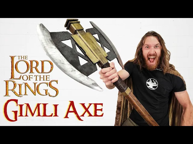 Gimli's BATTLE AXE! (3D Printable) video thumbnail