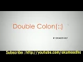 Double colon - Constructor reference example