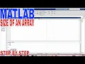 How To Check The Size Of An Array In MATLAB