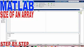 How To Check The Size Of An Array In MATLAB
